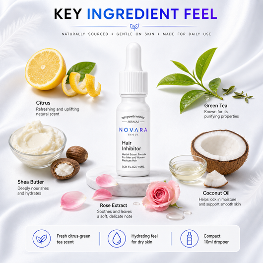 NOVARA™ Precision Hair Inhibitor Serum — Targeted Drops